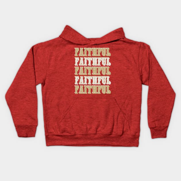 San Francisco Sunday Faithful Kids Hoodie by Vector Deluxe